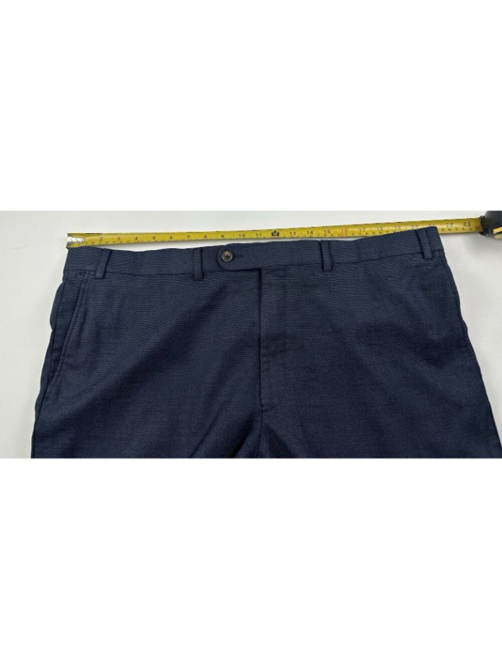 Ermenegildo Zegna 42x32 Blue Australian Wool Old Money Suit Trousers Mens Pants - Picture 6 of 9